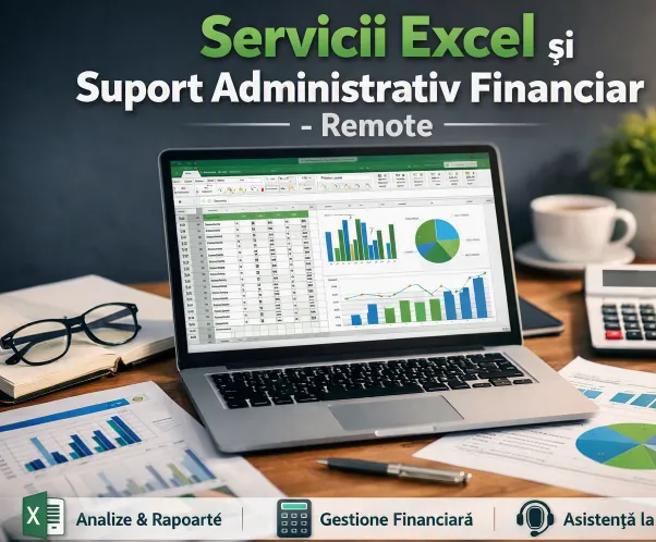 Ofer suport pentru activitati financiar-contabile, verificari si rapoarte