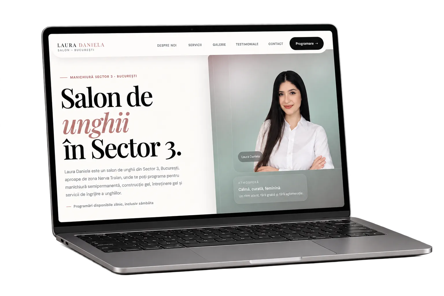 Website-crm-sistem-de-rezervari-www.lauradaniela.ro