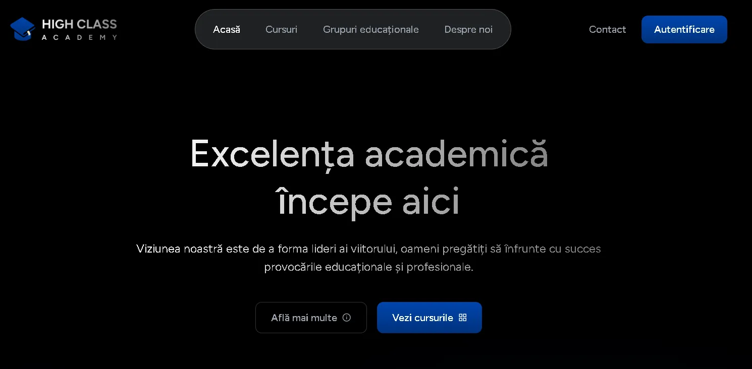 Platforma de Meditatii Online - HighClassAcademy