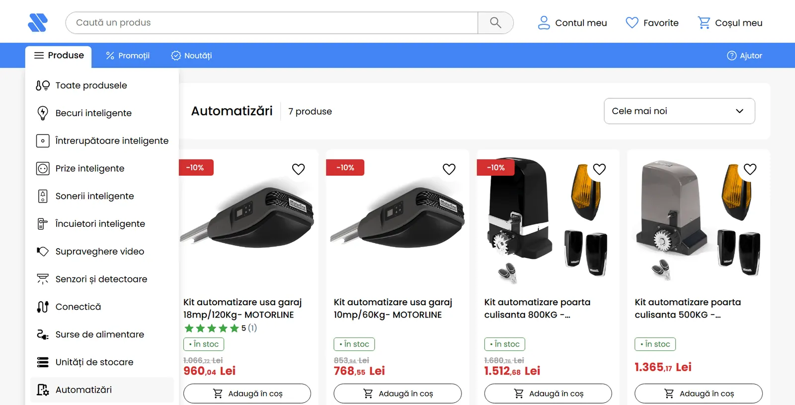 Magazin online automatizari - s-home.ro